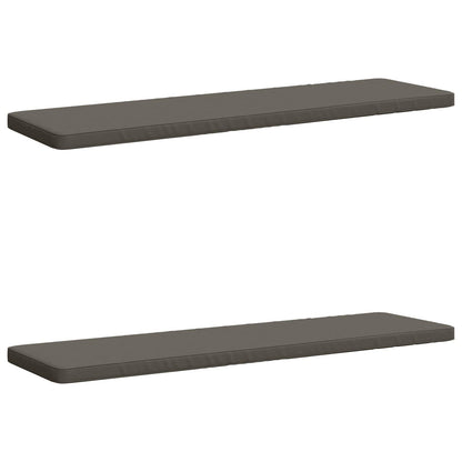 vidaXL 2-Piece Bench Cushions VUGHT 2 pcs 100% Polyester Grey