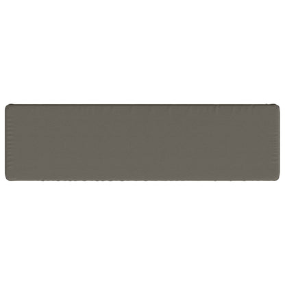 vidaXL 2-Piece Bench Cushions VUGHT 2 pcs 100% Polyester Grey