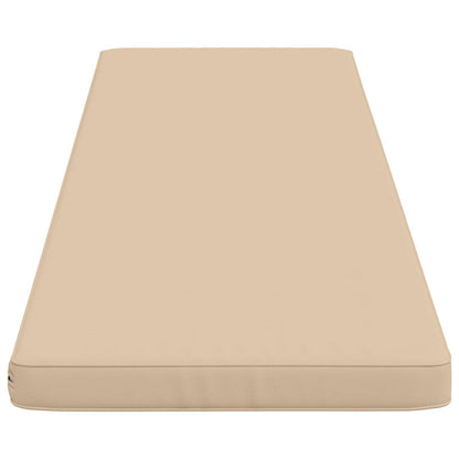 vidaXL 1-Piece Bench Cushion VUGHT 100% Polyester Cream