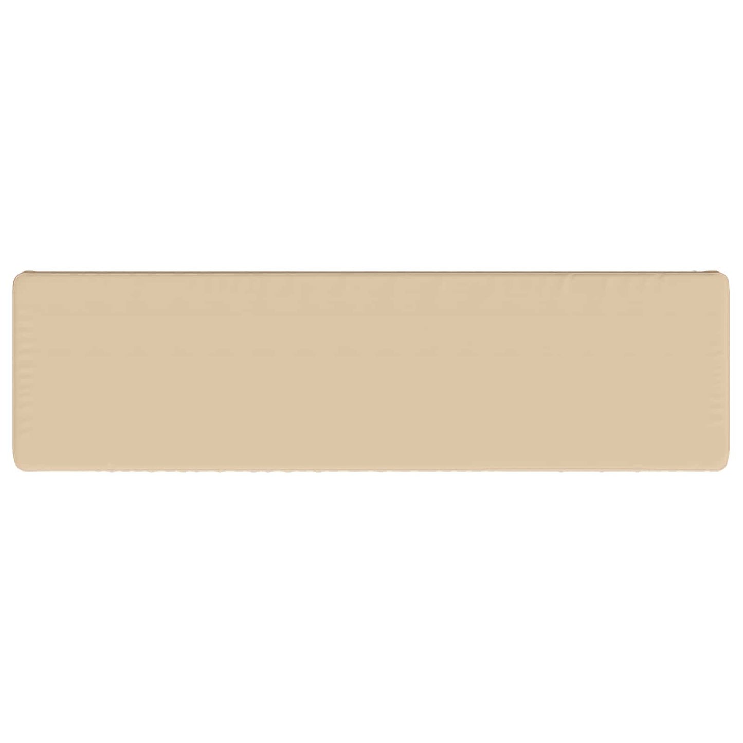 vidaXL 1-Piece Bench Cushion VUGHT 100% Polyester Cream