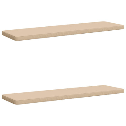 vidaXL 2-Piece Bench Cushions VUGHT 2 pcs 100% Polyester Cream