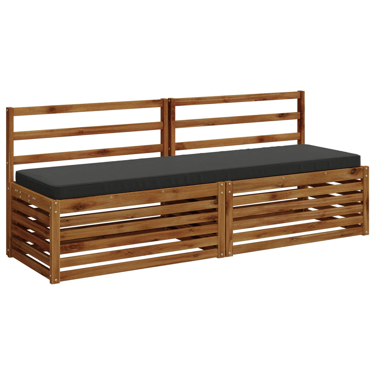 vidaXL 1-Piece Bench Cushion VUGHT 100% Polyester Anthracite