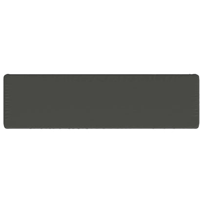 vidaXL 2-Piece Bench Cushions VUGHT 2 pcs 100% Polyester Anthracite