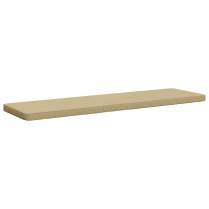 vidaXL 1-Piece Bench Cushion VUGHT 100% Polyester Beige