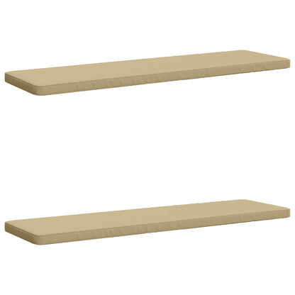 vidaXL 2-Piece Bench Cushions VUGHT 2 pcs 100% Polyester Beige