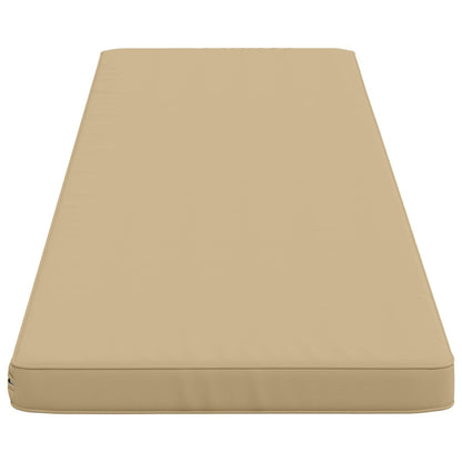vidaXL 2-Piece Bench Cushions VUGHT 2 pcs 100% Polyester Beige