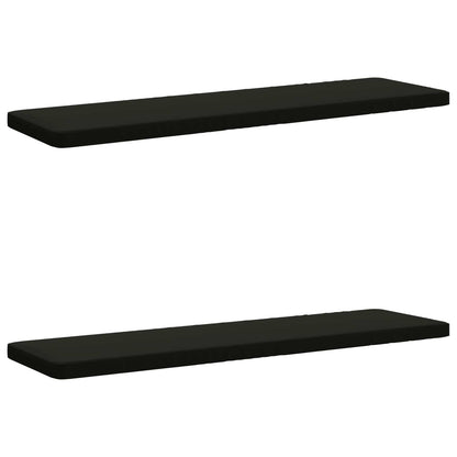 vidaXL 2-Piece Bench Cushions VUGHT 2 pcs 100% Polyester Black