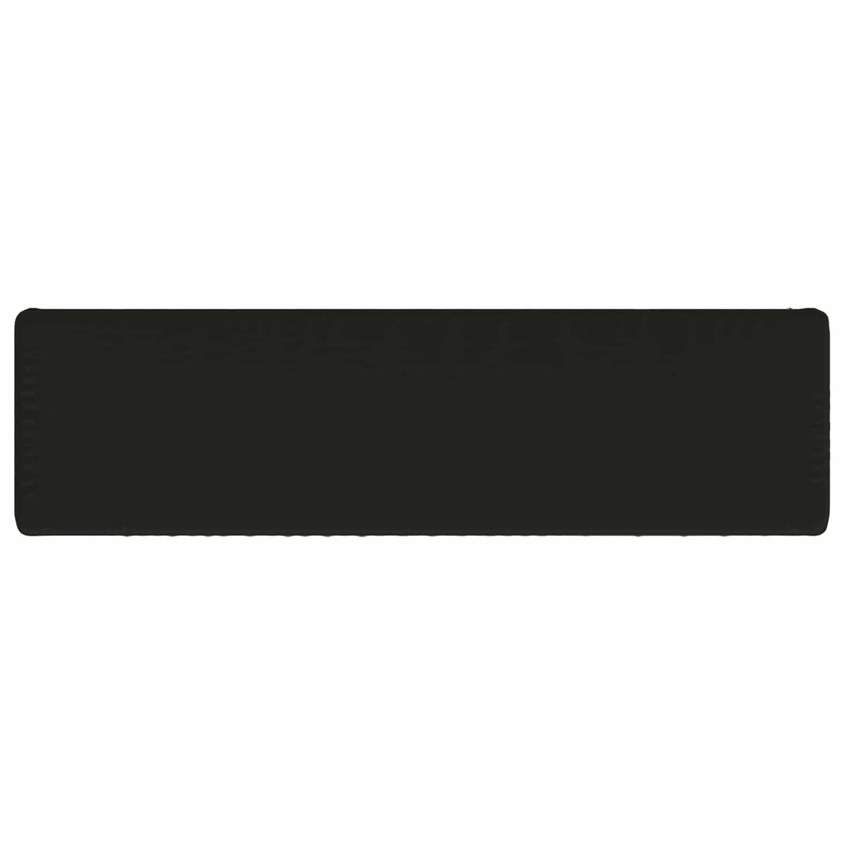 vidaXL 2-Piece Bench Cushions VUGHT 2 pcs 100% Polyester Black