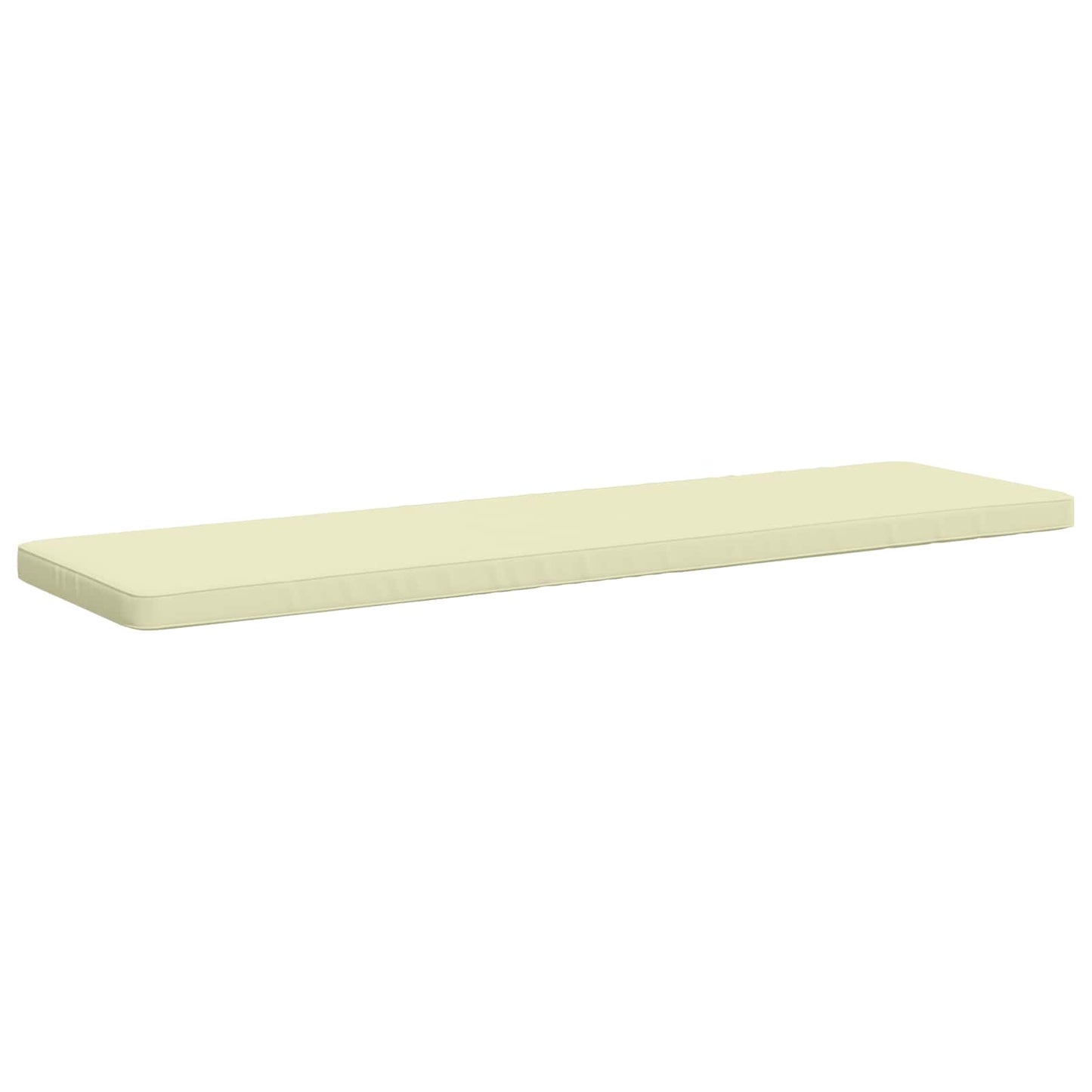 vidaXL 1-Piece Bench Cushion VUGHT 100% Polyester Cream