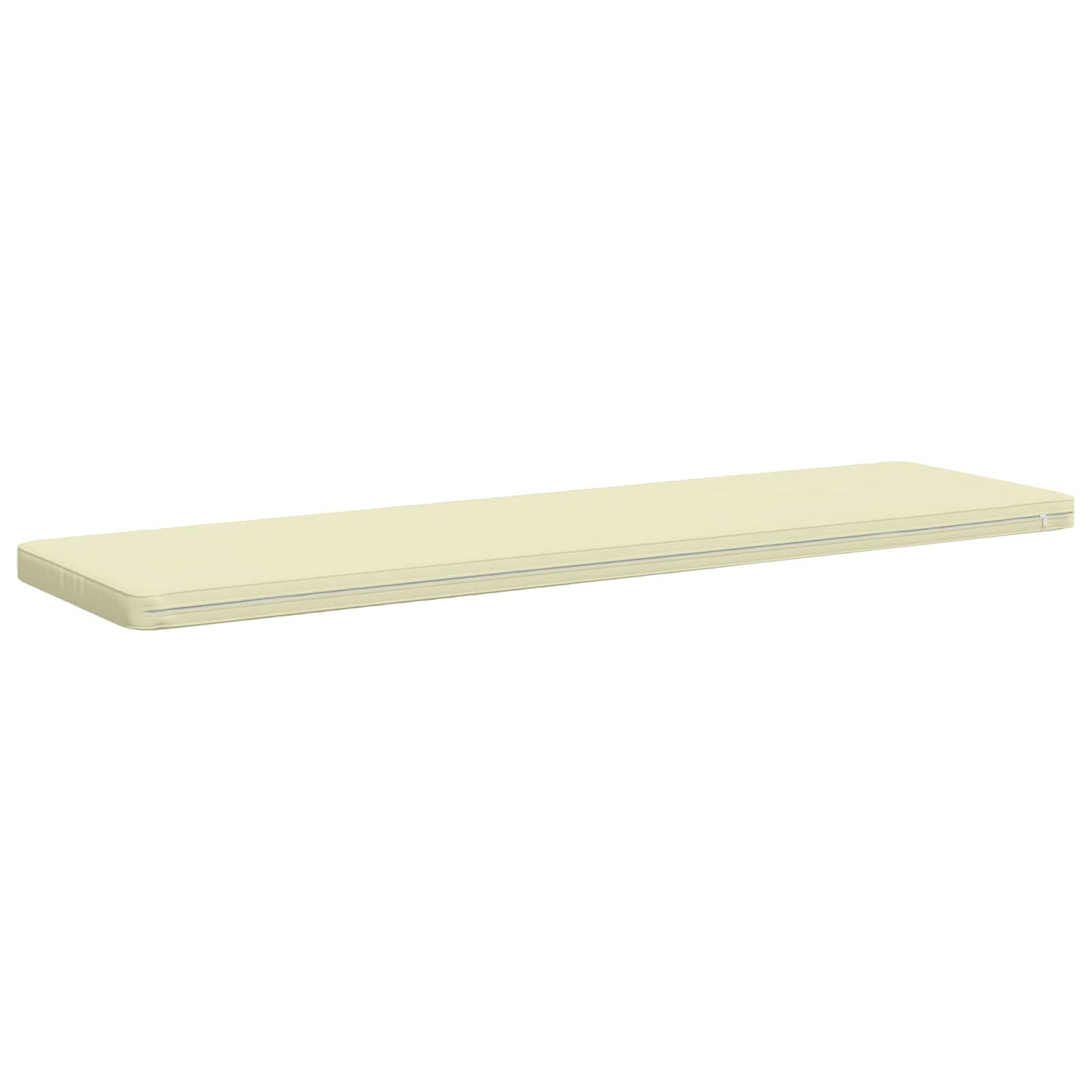 vidaXL 1-Piece Bench Cushion VUGHT 100% Polyester Cream