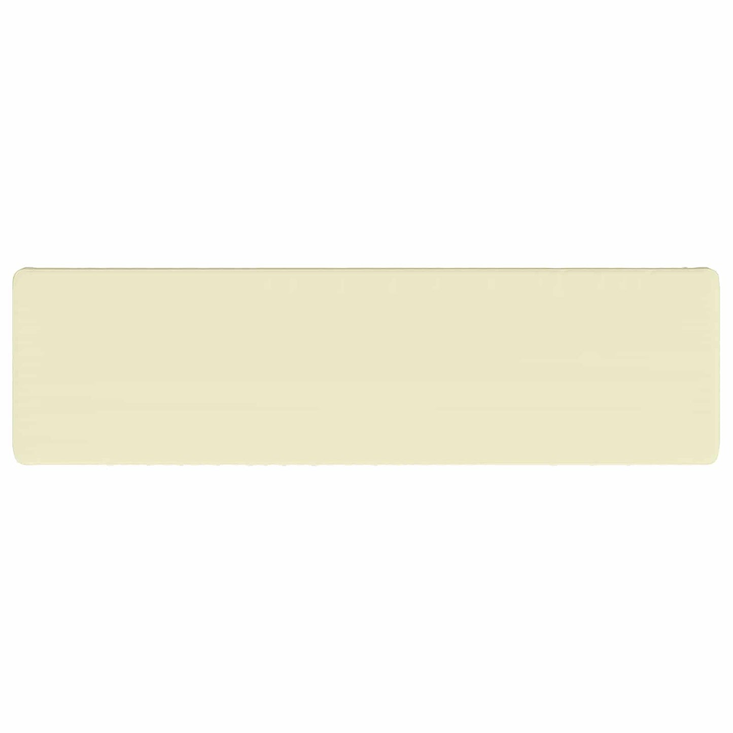 vidaXL 1-Piece Bench Cushion VUGHT 100% Polyester Cream