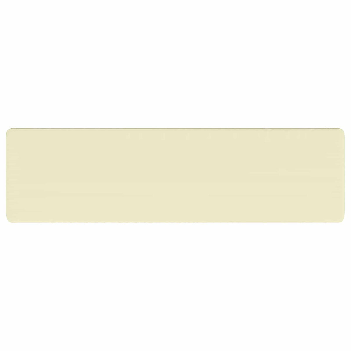 vidaXL 1-Piece Bench Cushion VUGHT 100% Polyester Cream