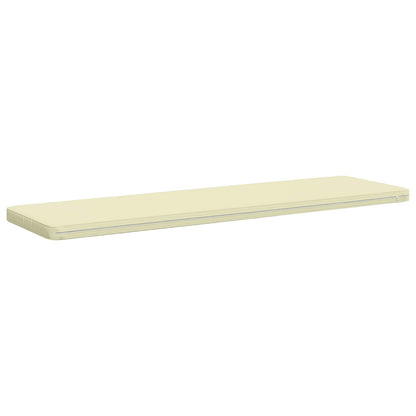 vidaXL 2-Piece Bench Cushions VUGHT 2 pcs 100% Polyester Cream