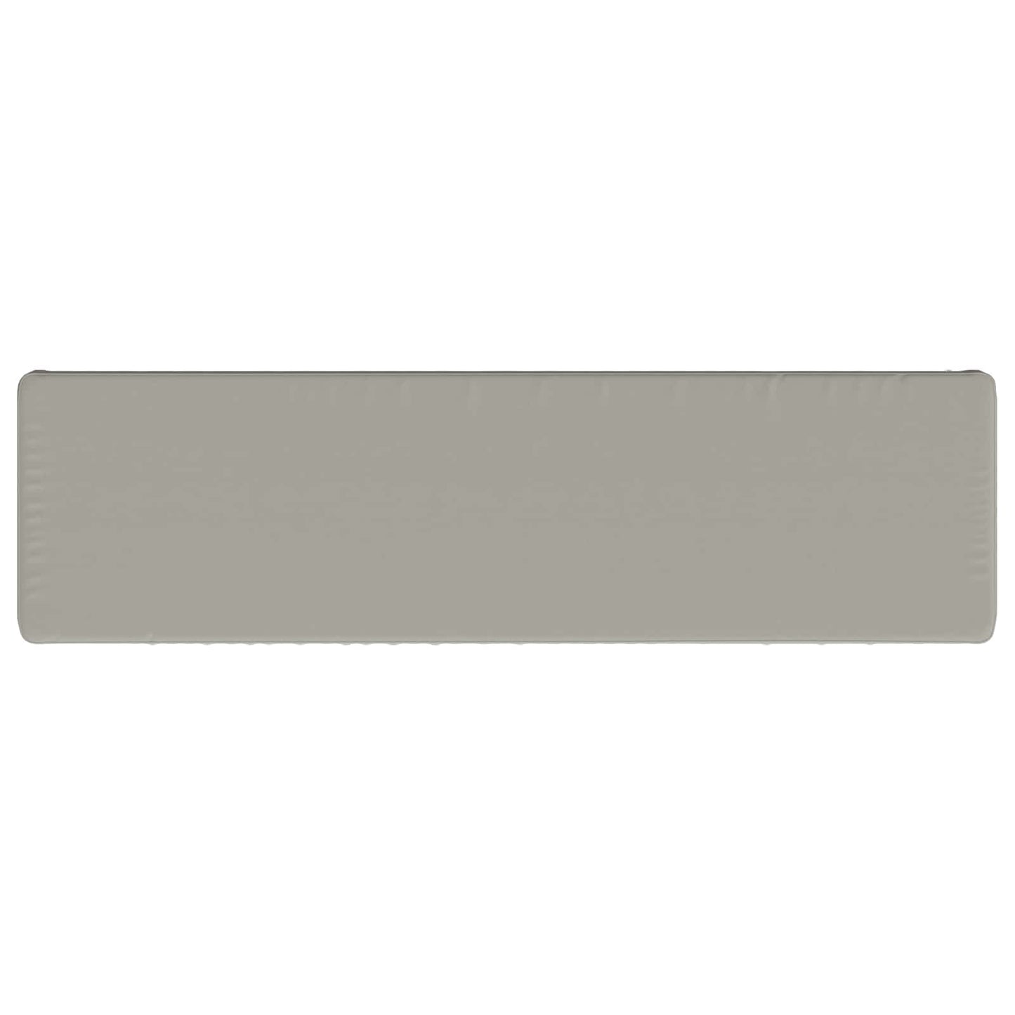 vidaXL 1-Piece Bench Cushion VUGHT 100% Polyester Grey 200 x 50 x 5 cm