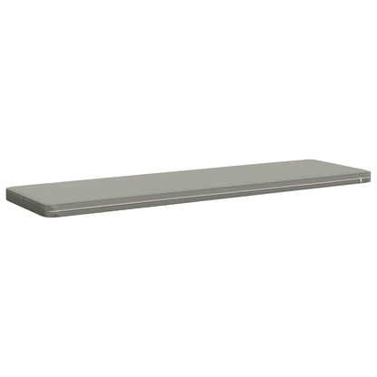 vidaXL 2-Piece Bench Cushions VUGHT 2 pcs 100% Polyester Grey
