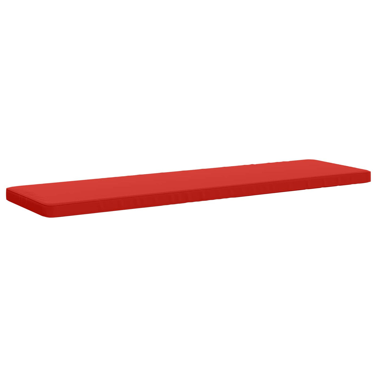 vidaXL 1-Piece Bench Cushion VUGHT 100% Polyester Red 200 x 50 x 5 cm