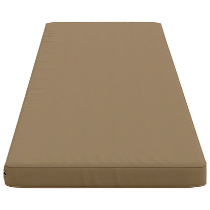 vidaXL 1-Piece Bench Cushion VUGHT 100% Polyester Taupe