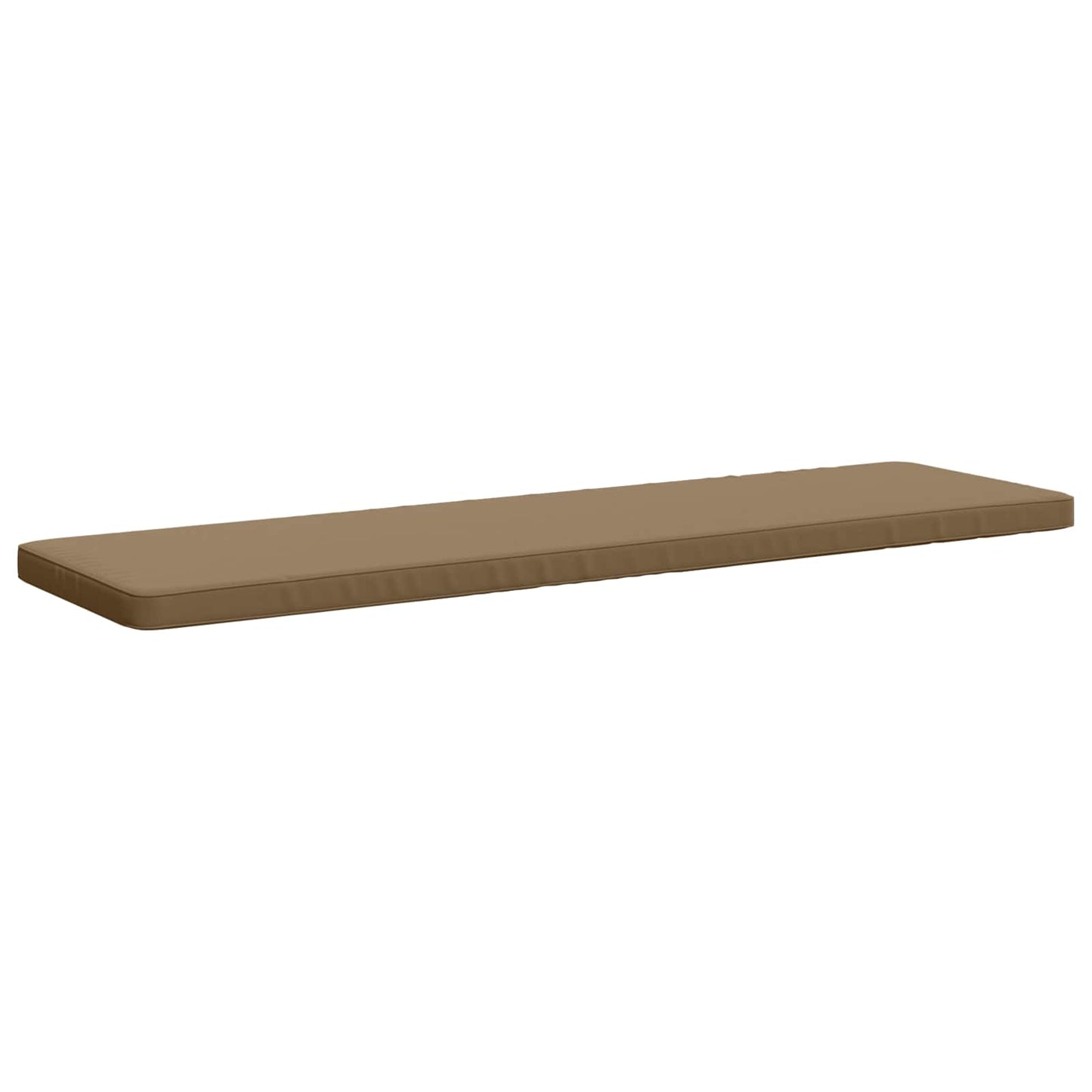 vidaXL 2-Piece Bench Cushions VUGHT 2 pcs 100% Polyester Taupe