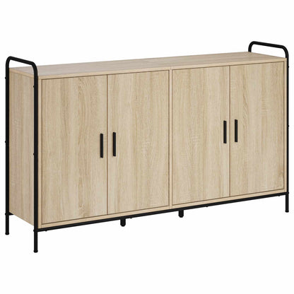 vidaXL Sideboard Sonoma Oak 135 x 33 x 81 cm Engineered Wood