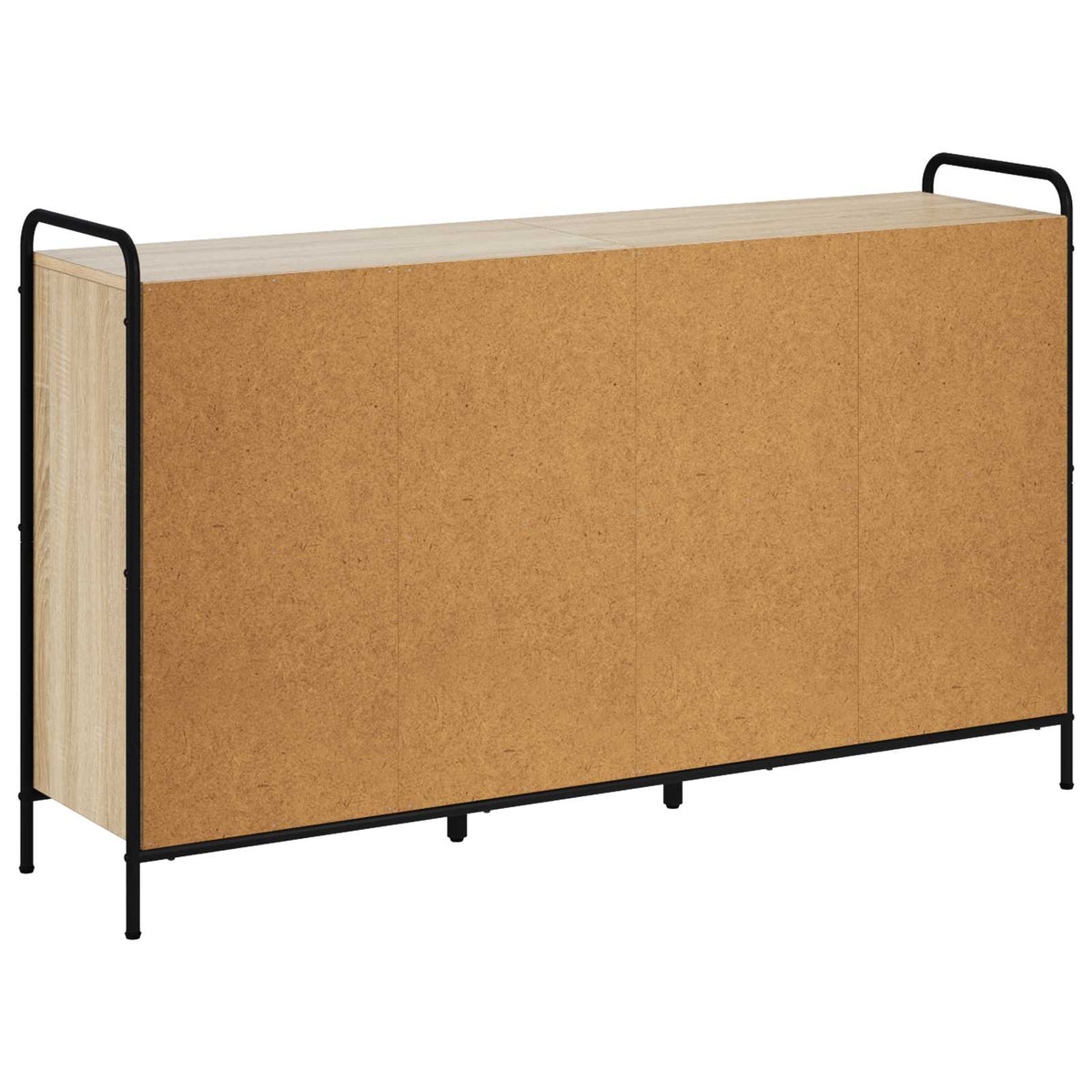 vidaXL Sideboard Sonoma Oak 135 x 33 x 81 cm Engineered Wood