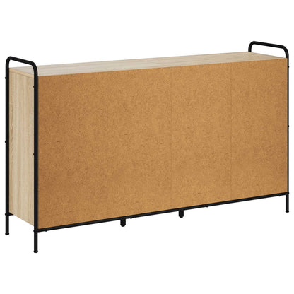 vidaXL Sideboard Sonoma Oak 135 x 33 x 81 cm Engineered Wood
