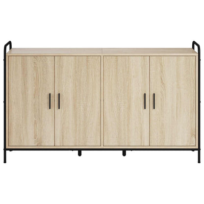 vidaXL Sideboard Sonoma Oak 135 x 33 x 81 cm Engineered Wood
