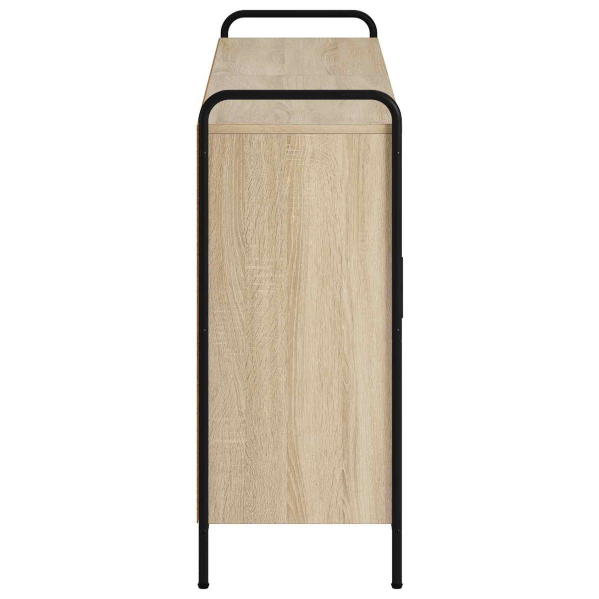 vidaXL Sideboard Sonoma Oak 135 x 33 x 81 cm Engineered Wood