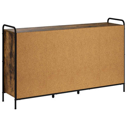 vidaXL Sideboard Smoked Oak 135 x 33 x 81 cm Engineered Wood