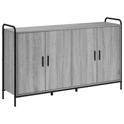 vidaXL Sideboard Grey Sonoma 135 x 33 x 81 cm Engineered Wood