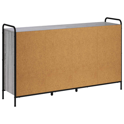 vidaXL Sideboard Grey Sonoma 135 x 33 x 81 cm Engineered Wood