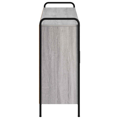 vidaXL Sideboard Grey Sonoma 135 x 33 x 81 cm Engineered Wood