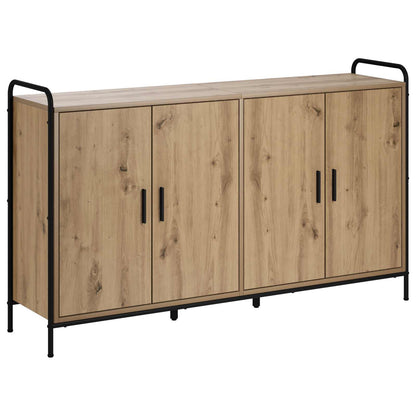 vidaXL Sideboard Artisan Oak 135 x 33 x 81 cm Engineered Wood