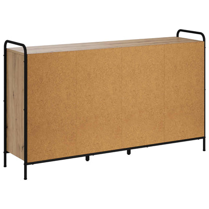 vidaXL Sideboard Artisan Oak 135 x 33 x 81 cm Engineered Wood