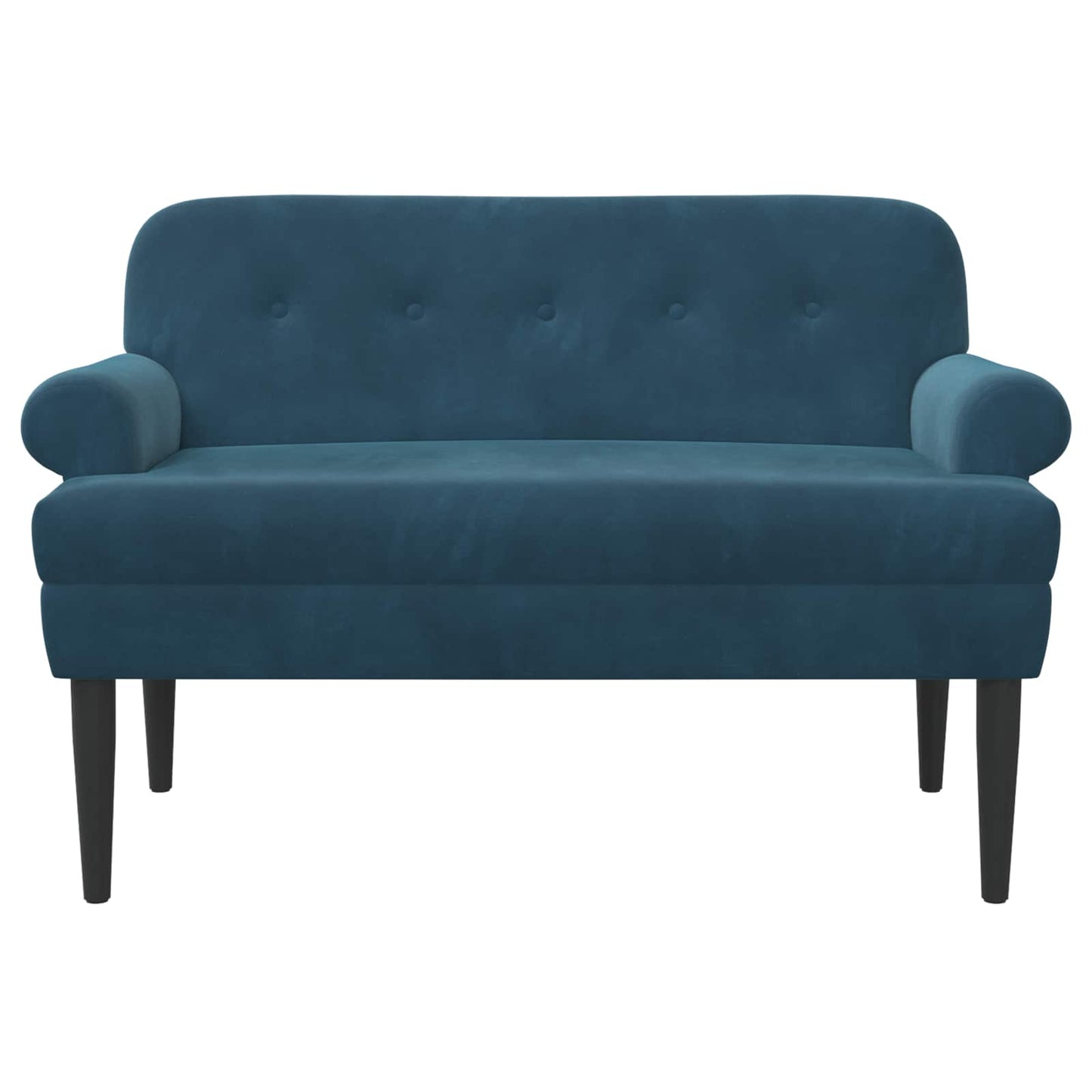 vidaXL Loveseat with Button Tufted Blue 120 x 66 x 78 cm Velvet