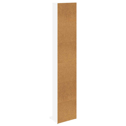 vidaXL CD Cabinet White 33 x 23.5 x 175 cm Engineered Wood
