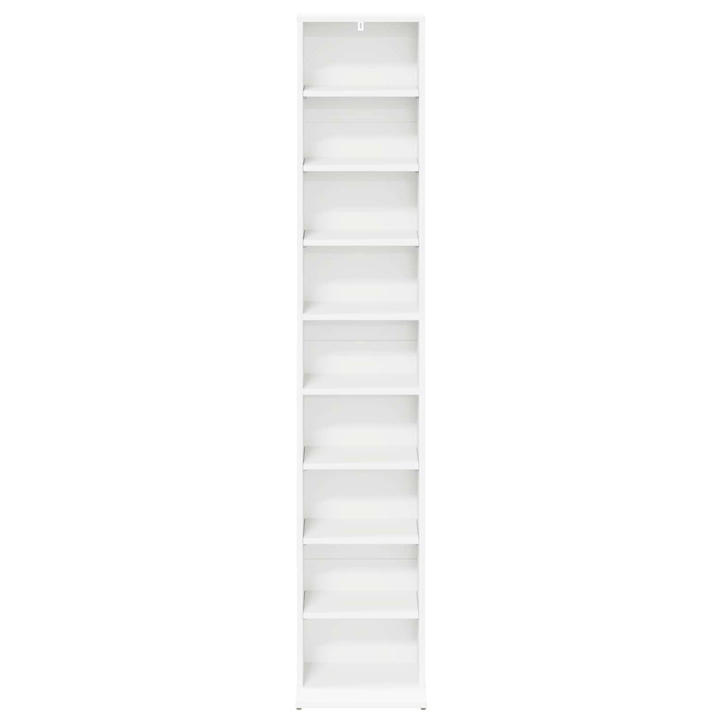 vidaXL CD Cabinet White 33 x 23.5 x 175 cm Engineered Wood