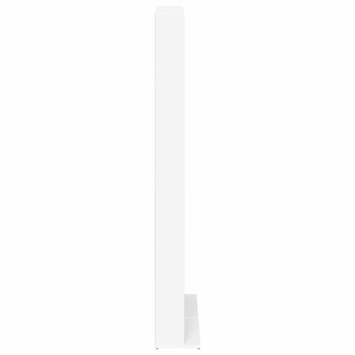 vidaXL CD Cabinet 2 pcs White 33 x 23.5 x 175 cm Engineered Wood