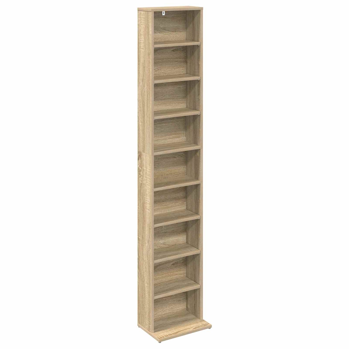 vidaXL CD Cabinet Sonoma Oak 33 x 23.5 x 175 cm Engineered Wood