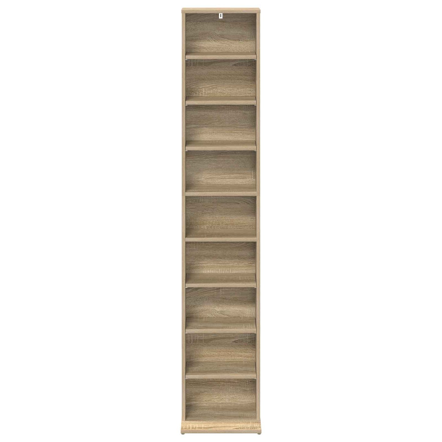 vidaXL CD Cabinet Sonoma Oak 33 x 23.5 x 175 cm Engineered Wood