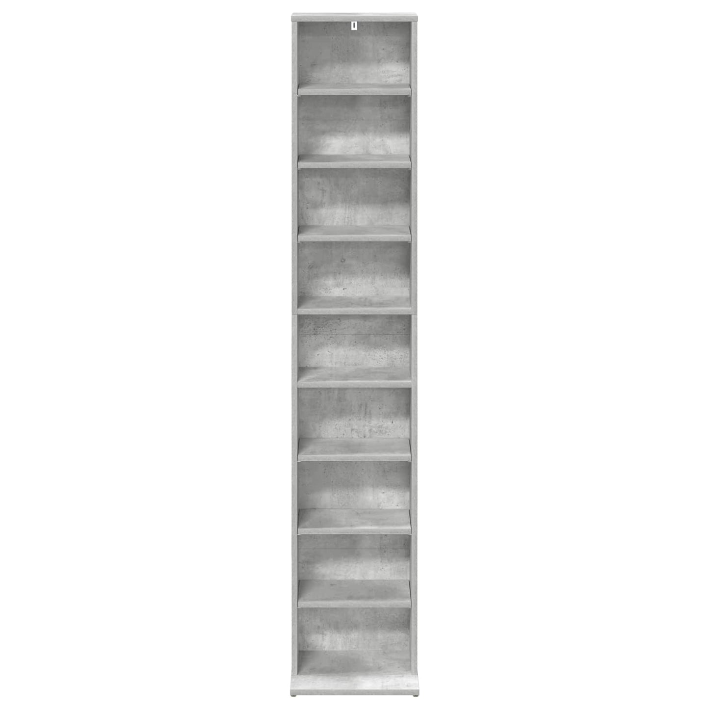 vidaXL CD Cabinet Concrete Grey 33 x 23.5 x 175 cm Engineered Wood