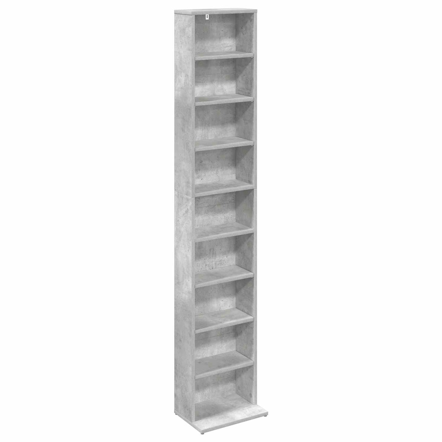 vidaXL CD Cabinet 2 pcs Concrete Grey 33 x 23.5 x 175 cm