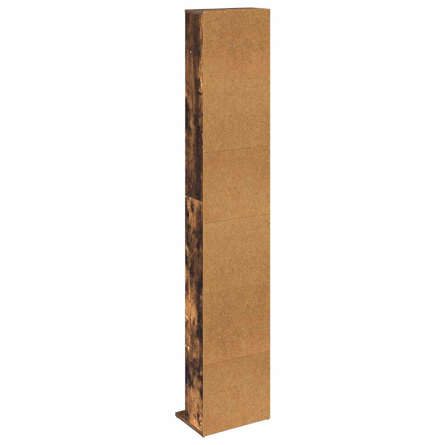 vidaXL CD Cabinet Smoked Oak 33 x 23.5 x 175 cm Engineered Wood