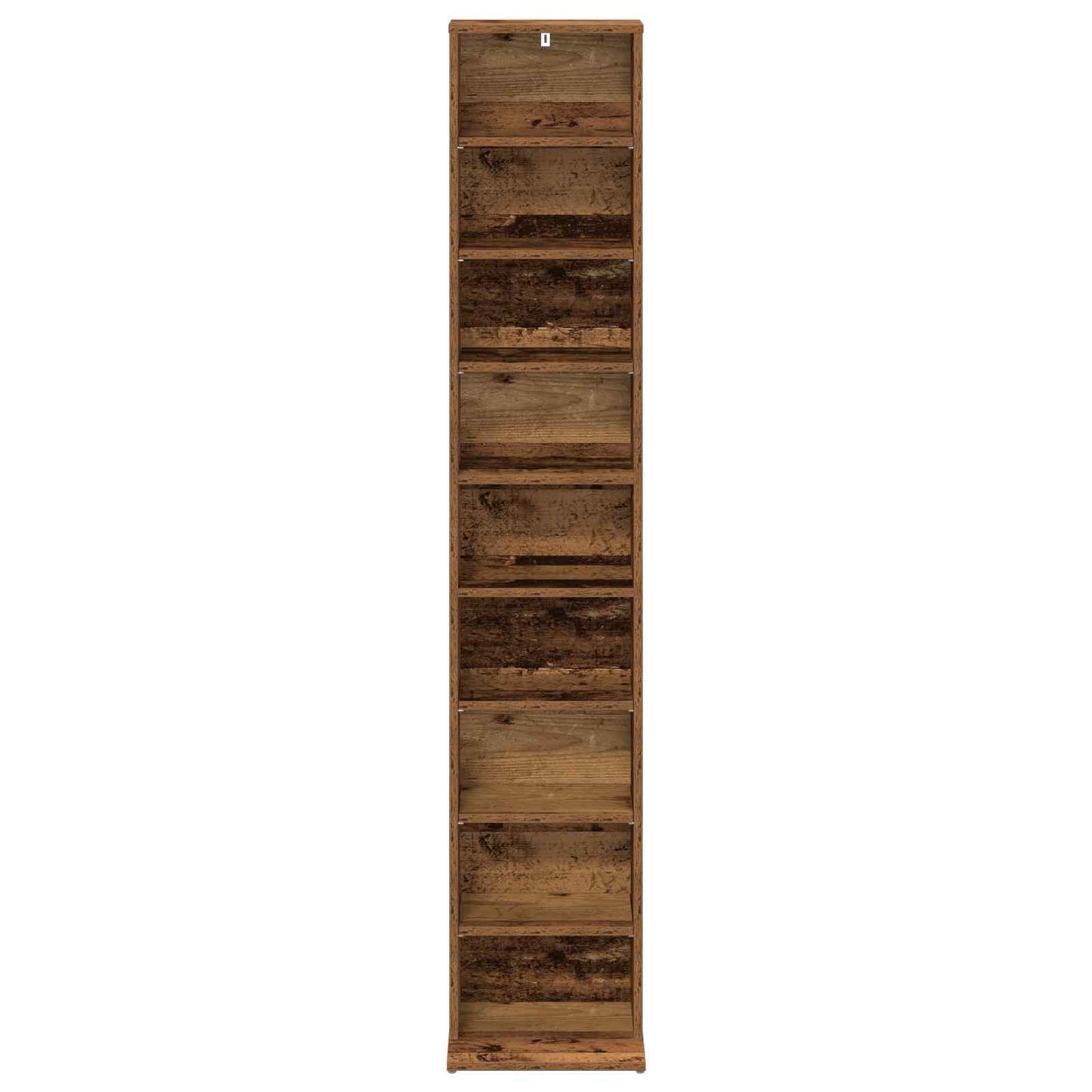 vidaXL CD Cabinet Old Wood 33 x 23.5 x 175 cm Engineered Wood