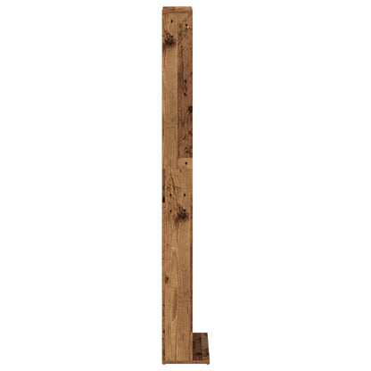 vidaXL CD Cabinet Old Wood 33 x 23.5 x 175 cm Engineered Wood