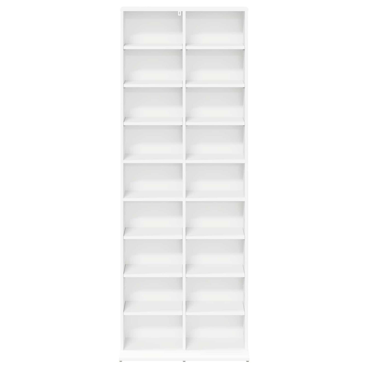 vidaXL CD Cabinet White 65 x 23.5 x 175 cm Engineered Wood