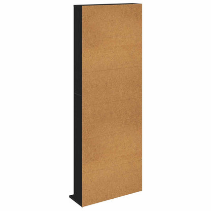 vidaXL CD Cabinet Black Oak 65 x 23.5 x 175 cm Engineered Wood