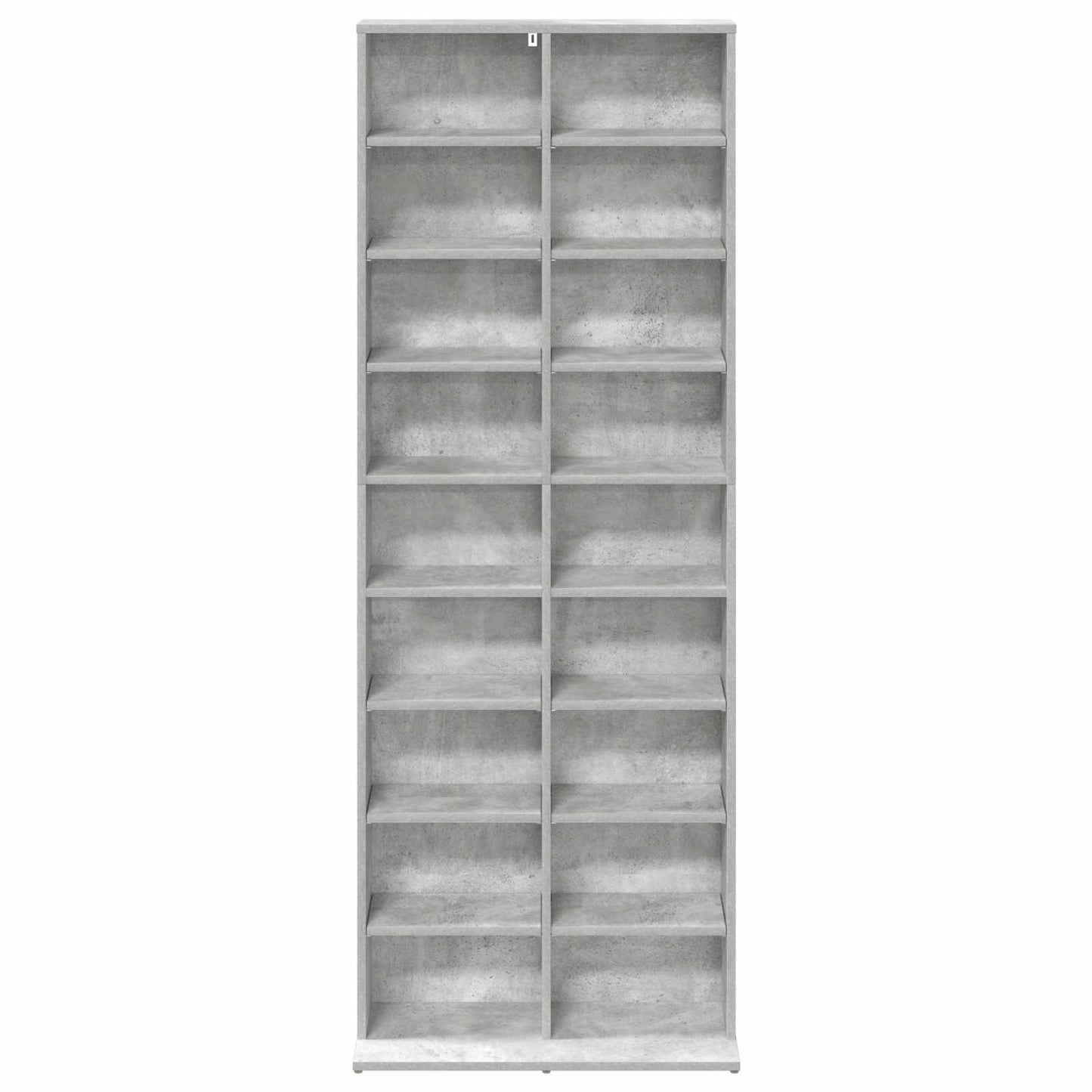 vidaXL CD Cabinet Concrete Grey 65 x 23.5 x 175 cm Engineered Wood
