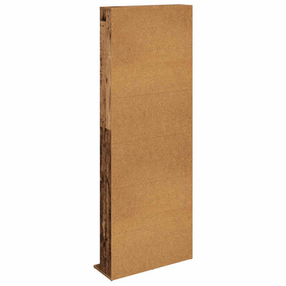 vidaXL CD Cabinet Old Wood 65 x 23.5 x 175 cm Engineered Wood