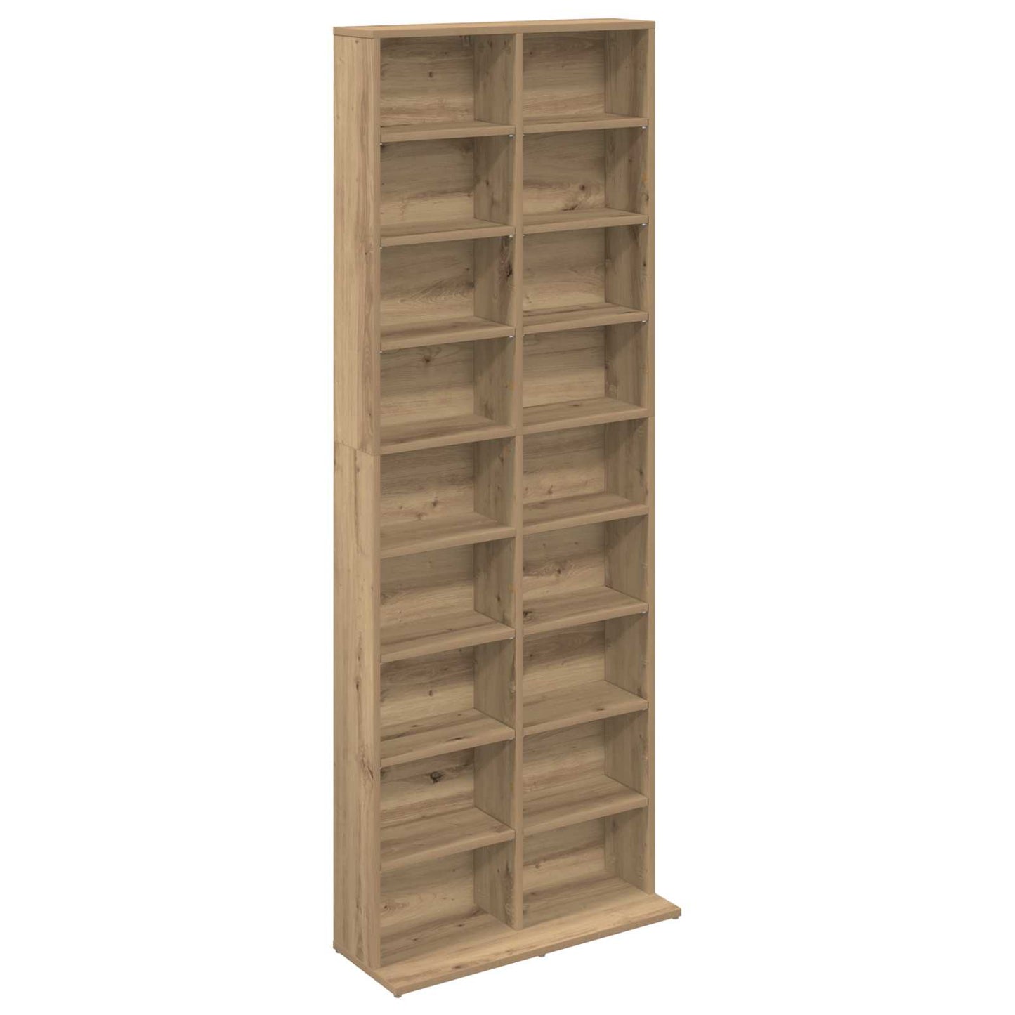 vidaXL CD Cabinet Artisan Oak 65 x 23.5 x 175 cm Engineered Wood