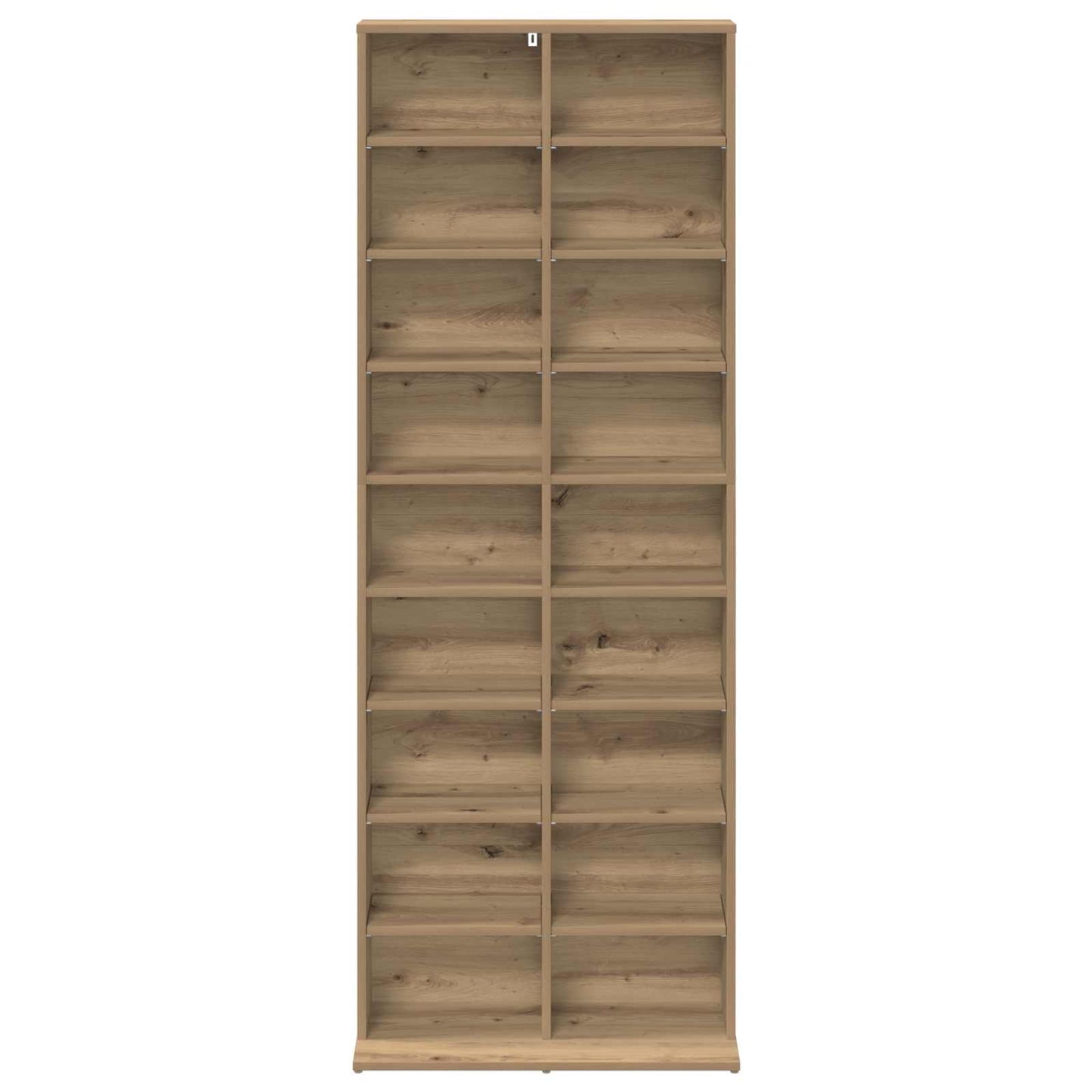 vidaXL CD Cabinet Artisan Oak 65 x 23.5 x 175 cm Engineered Wood